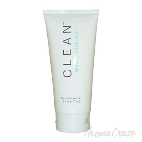 Clean Warm Cotton by Clean for Women - 6 oz Bath & Shower Ge