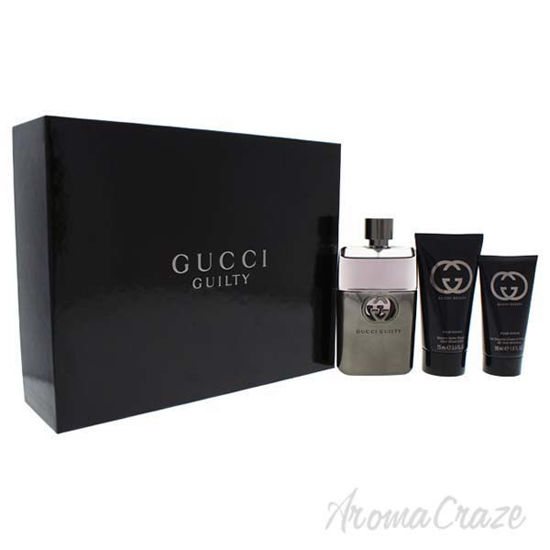 Gucci Guilty by Gucci for Men - 3 Pc Gift Set 3oz EDT Spray,