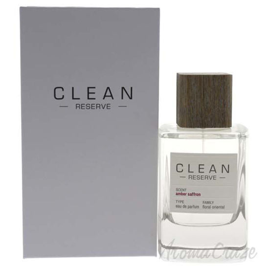 Reserve Amber Saffron by Clean for Unisex - 3.4 oz EDP Spray