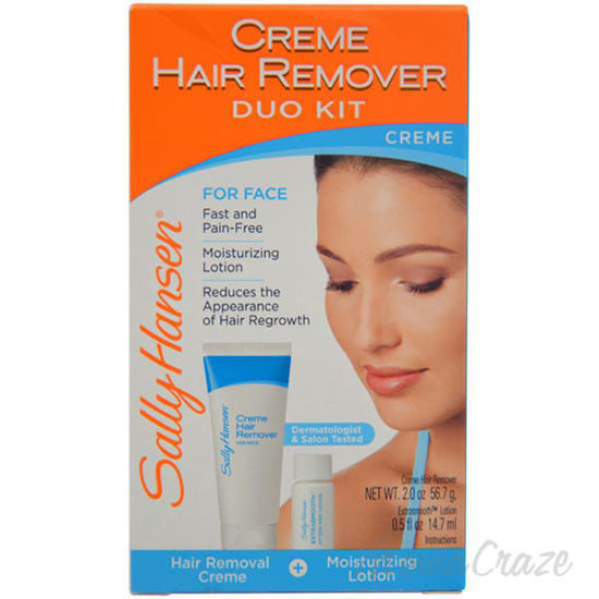 Creme Hair Remover Kit for Face by Sally Hansen for Women - 