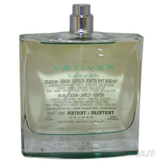Vetiver Carven by Carven for Men - 3.4 oz EDT Spray (Tester)