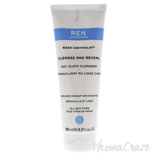 Rosa Centifolia Hot Cloth Cleanser by REN for Unisex - 3.3 o