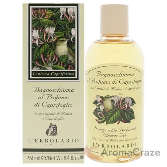 Picture of Perfumed Shower Gel - Honeysuckle by LErbolario for Unisex - 8.4 oz Shower Gel