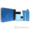 Picture of Perry Ellis Pure Blue by Perry Ellis for Men - 4 Pc Gift Set 3.4oz EDT Spray, 3oz Shower Gel, 6oz Deodorant Body Spray, 7.5ml Travel EDT Spray