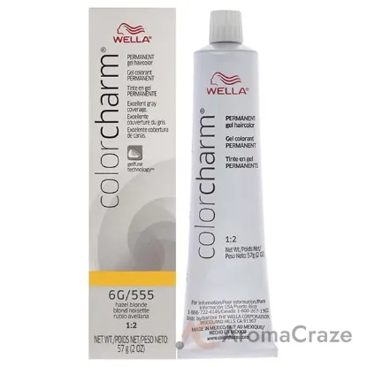 Picture of Color Charm Permanent Hair Color Gel - 6G 555 Haze Blonde by Wella for Unisex - 2 oz Hair Color