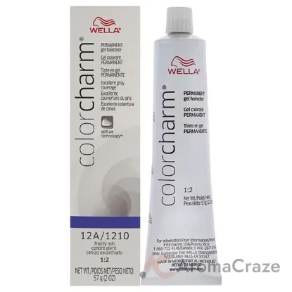 Picture of Color Charm Permanent Hair Color Gel - 12A 1210 Frosty Ash by Wella for Unisex - 2 oz Hair Color