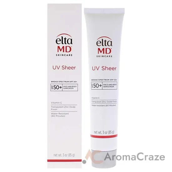 Picture of UV Sheer SPF 50 Plus by EltaMD for Unisex - 3 oz Sunscreen