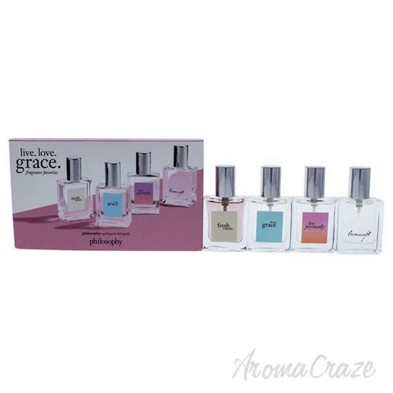 Live Love Grace by Philosophy for Women - 4 Pc Gift Set 0.5o