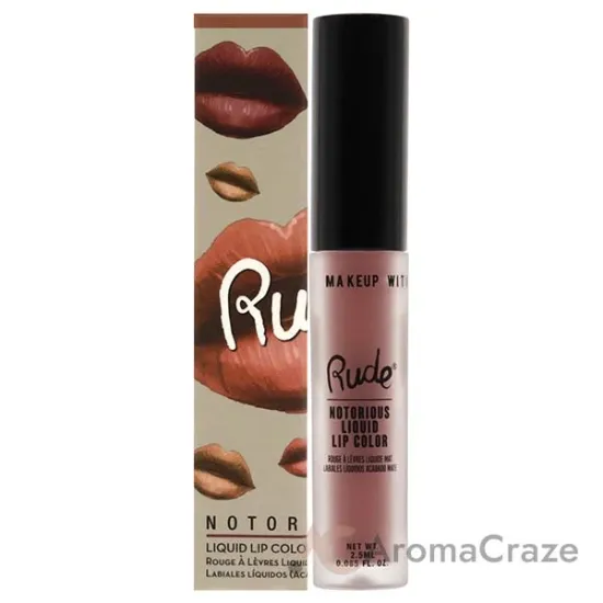 Picture of Notorious Liquid Lip Color - Obscene Gesture by Rude Cosmetics for Women - 0.1 oz Lipstick