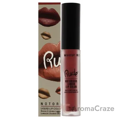Picture of Notorious Liquid Lip Color - Radical Red by Rude Cosmetics for Women - 0.1 oz Lipstick