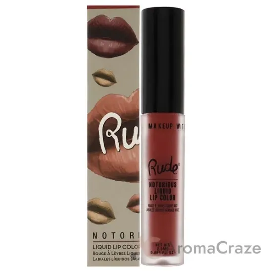 Picture of Notorious Liquid Lip Color - Poison Fruit by Rude Cosmetics for Women - 0.1 oz Lipstick