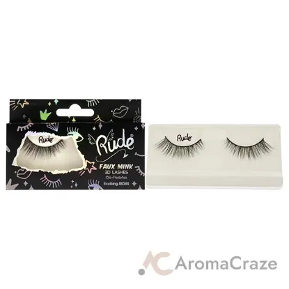 Picture of Essential Faux Mink 3D Lashes - Exciting by Rude Cosmetics for Women - 1 Pc Pair
