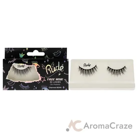 Picture of Essential Faux Mink 3D Lashes - Charmed by Rude Cosmetics for Women - 1 Pc Pair
