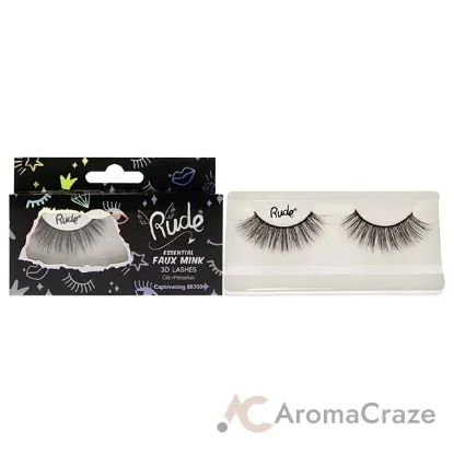 Picture of Essential Faux Mink 3D Lashes - Captivating by Rude Cosmetics for Women - 1 Pc Pair