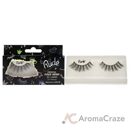 Picture of Essential Faux Mink 3D Lashes - Glamorous by Rude Cosmetics for Women - 1 Pc Pair
