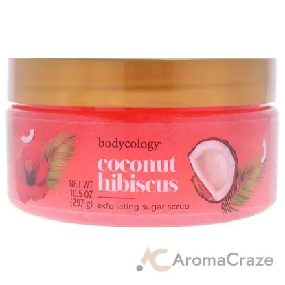 Picture of Exfoliating Sugar Scrub - Coconut Hibiscus by Bodycology for Women - 10.5 oz Scrub