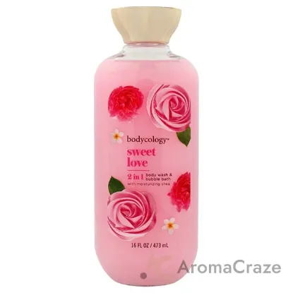 Picture of 2 in 1 Body Wash and Bubble Bath - Sweet Love by Bodycology for Women - 16 oz Body Wash
