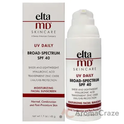 Picture of UV Daily Moisturizing Facial Sunscreen SPF 40 by EltaMD for Unisex - 1.7 oz Sunscreen (Tester)