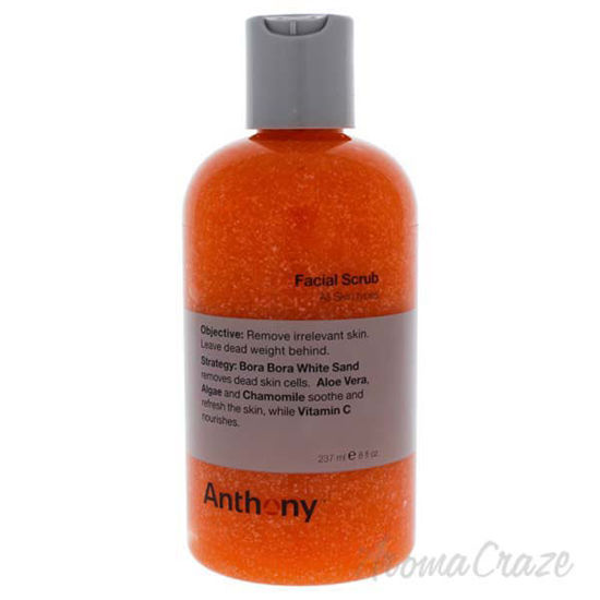 Facial Scrub by Anthony for Men - 8 oz Scrub
