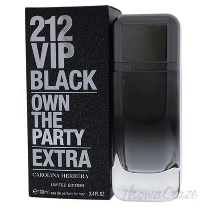 212 VIP Black Extra by Carolina Herrera for Men - 3.4 oz EDP