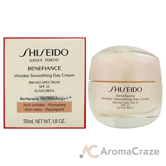Picture of Benefiance Wrinkle Smoothing Day Cream SPF 23 by Shiseido for Unisex - 1.8 oz Cream (Tester)