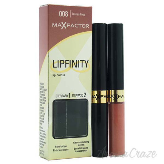 Lipfinity - # 008 Tanned Rose by Max Factor for Women - 4.2 