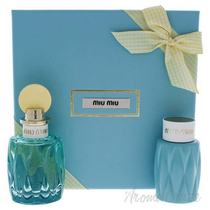 Leau Bleue by Miu Miu for Women - 2 Pc Gift Set 3.4 oz EDP S