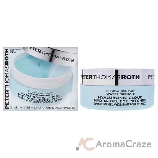 Picture of Water Drench Hyaluronic Cloud Hydra-Gel Eye Patches by Peter Thomas Roth for Unisex - 60 Pc Patches (Tester)