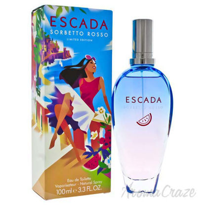 Sorbetto Rosso by Escada for Women - 3.3 oz EDT Spray (Limit