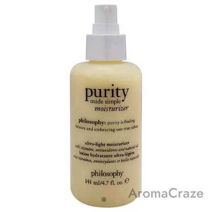Picture of Purity Made Simple Ultra Light Moisturizer by Philosophy for Women - 4.7 oz Moisturizer (Tester)