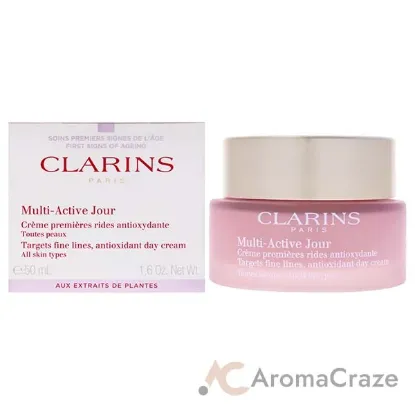 Picture of Multi-Active Day Cream - All Skin Types by Clarins for Women - 1.6 oz Cream (Tester)