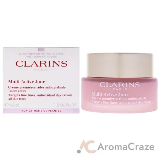 Picture of Multi-Active Day Cream - All Skin Types by Clarins for Women - 1.6 oz Cream (Tester)