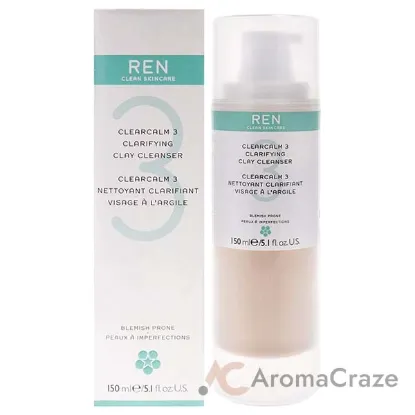 Picture of Clearcalm 3 Clarifying Clay Cleanser by REN for Unisex - 5.1 oz Cleanser (Tester)