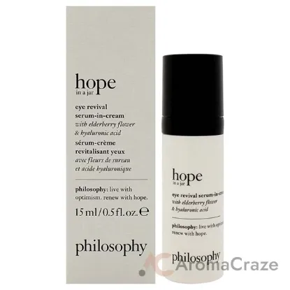 Picture of Hope in a Jar Eye Revival Serum-In-Cream by Philosophy for Unisex - 0.5 oz Sreum