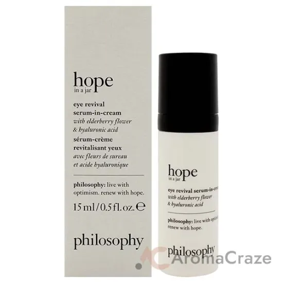 Picture of Hope in a Jar Eye Revival Serum-In-Cream by Philosophy for Unisex - 0.5 oz Sreum