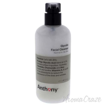 Glycolic Facial Cleanser by Anthony for Men - 16 oz Cleanser