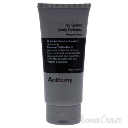 No Sweat Body Defense by Anthony for Unisex - 3 oz Cream