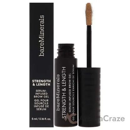 Picture of Strength and Length Serum-Infused Brow Gel - Honey by bareMinerals for Women - 0.16 oz Brow Gel