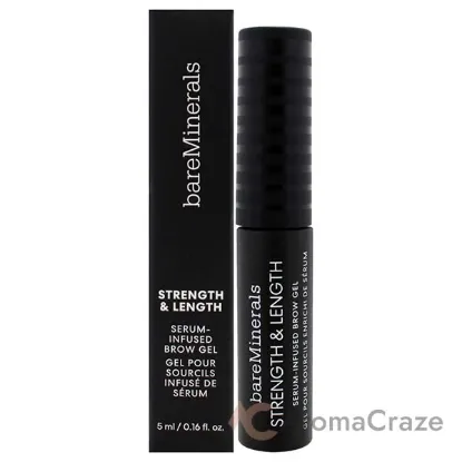 Picture of Strength and Length Serum-Infused Brow Gel - Chestnut by bareMinerals for Women - 0.16 oz Eyebrow Gel