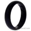Picture of Silicone Wedding Ring - Dome Solid BR Comfort Fit - Basic-Black by ROQ for Women - 8 mm Ring