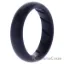 Picture of Silicone Wedding Ring - Dome Solid BR Comfort Fit - Basic-Black by ROQ for Women - 7 mm Ring