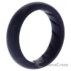 Picture of Silicone Wedding Ring - Dome Solid BR Comfort Fit - Basic-Black by ROQ for Women - 5 mm Ring