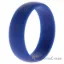 Picture of Silicone Wedding Ring Dome Style - Blue by ROQ for Men - 16 mm Ring