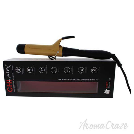 Air Tourmaline Ceramic Curling Iron - Onyx Black by CHI for 