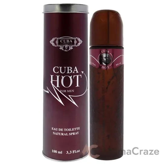 Picture of Cuba Hot by Cuba for Men - 3.3 oz EDT Spray
