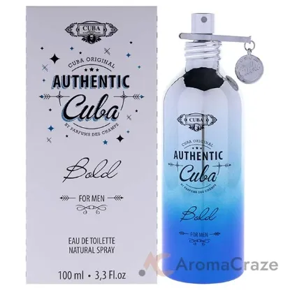 Picture of Cuba Authentic Bold by Cuba for Men - 3.3 oz EDT Spray