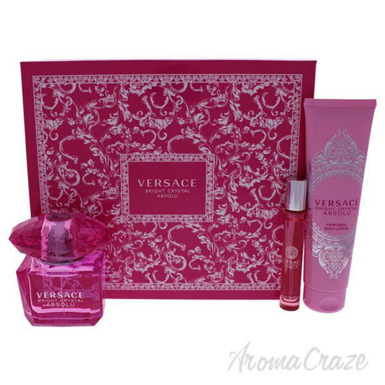 Bright Crystal Absolu by Versace for Women - 3 Pc Gift Set 3