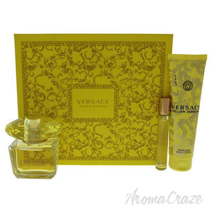 Versace Yellow Diamond by Versace for Women - 3 Pc Gift Set 