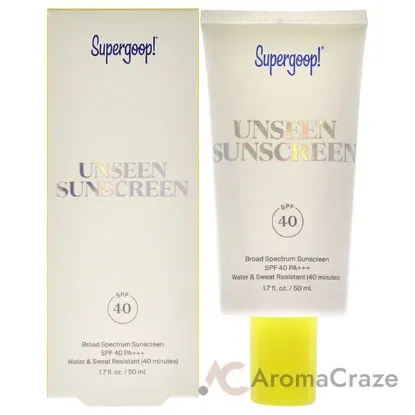 Picture of Unseen Sunscreen SPF 40 by Supergoop for Women - 1.7 oz Sunscreen
