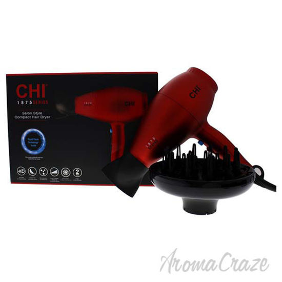 Air 1875 Series Ceramic Hair Dryer - Red by CHI for Unisex -